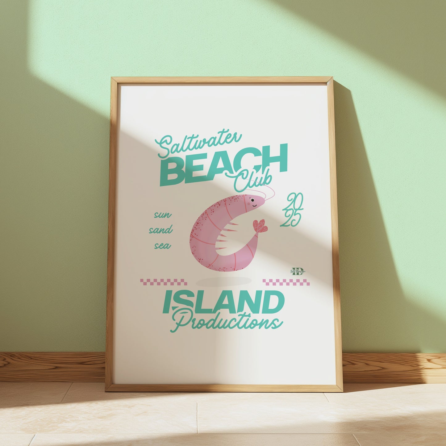 Saltwater Beach Club Shrimp Print
