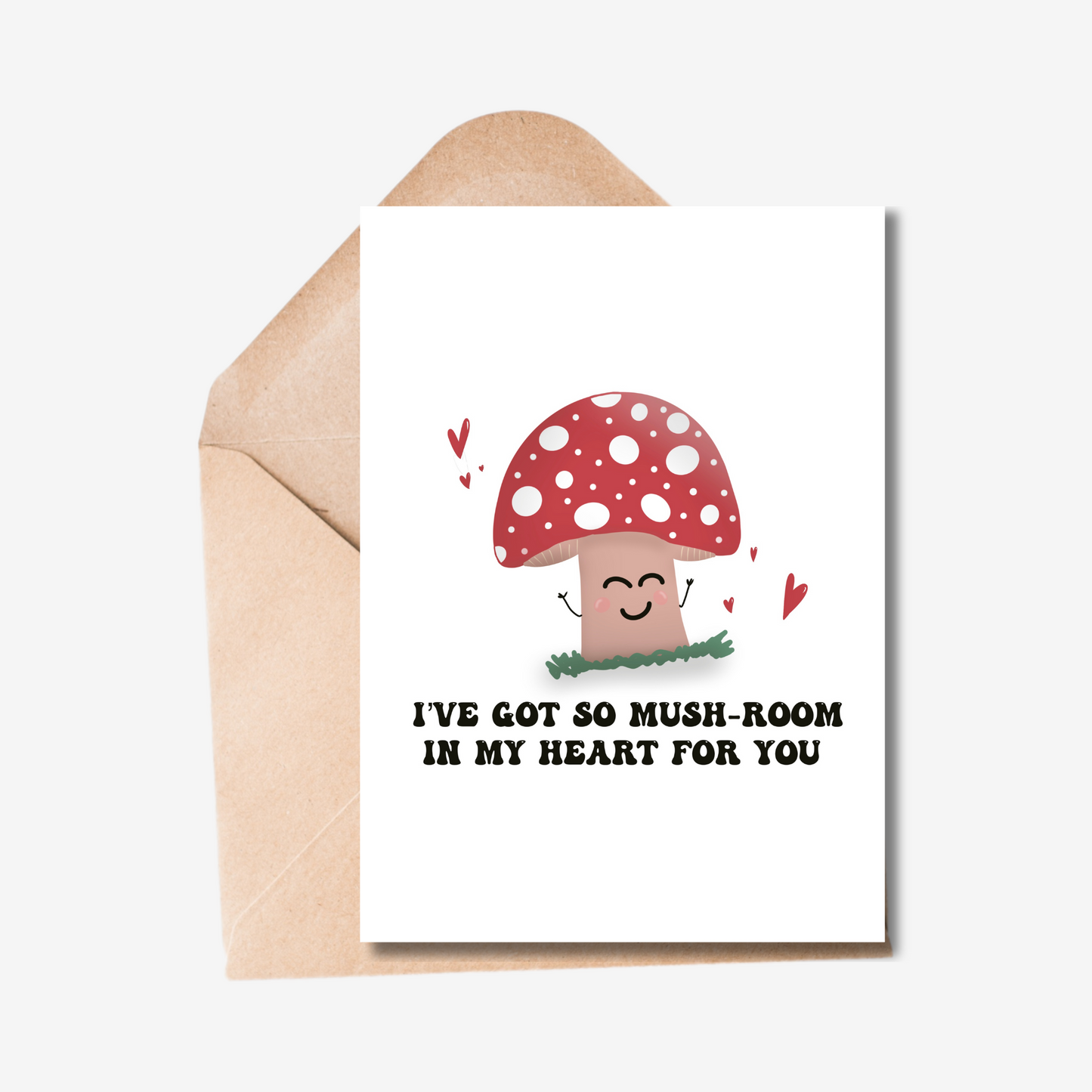 Love Mushroom Card