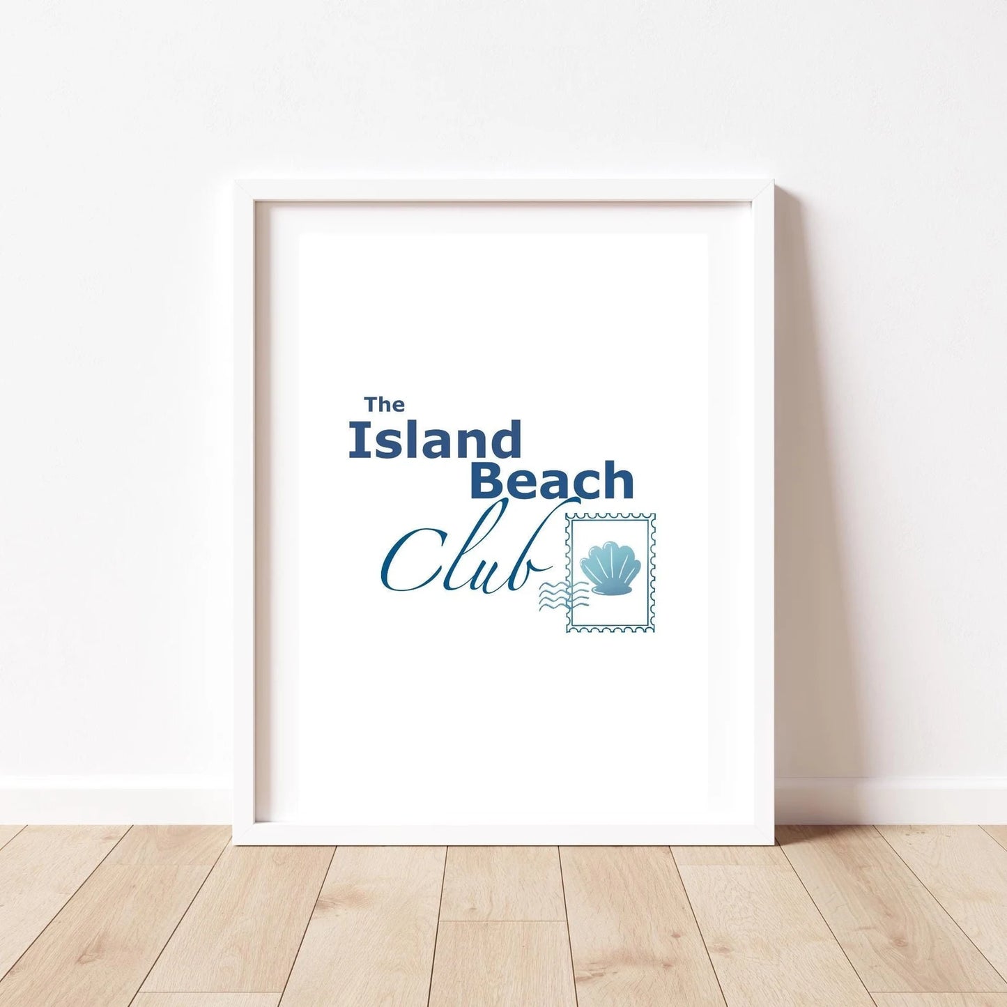The Island Beach Club Print