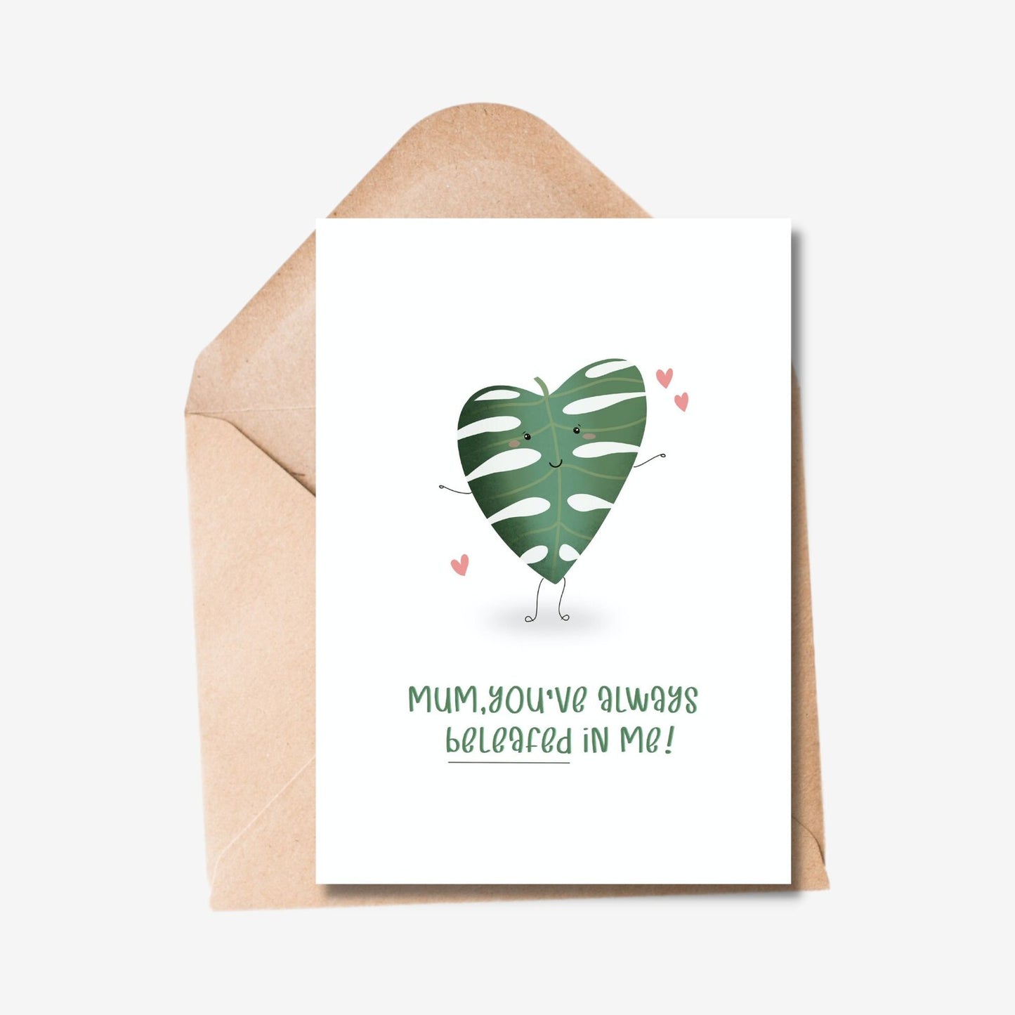 Mum Leaf Mothers Day Card