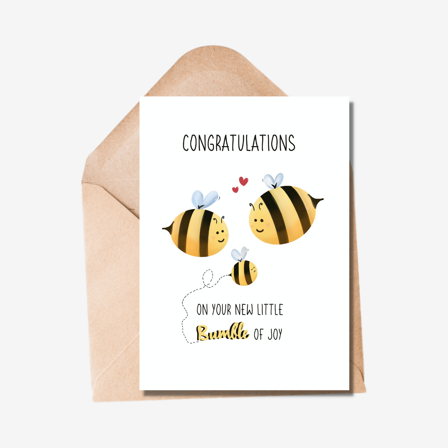 Congratulations on Your New Little Bumble Card