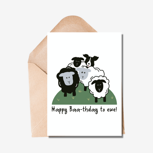 Happy Birthday to Ewe Card