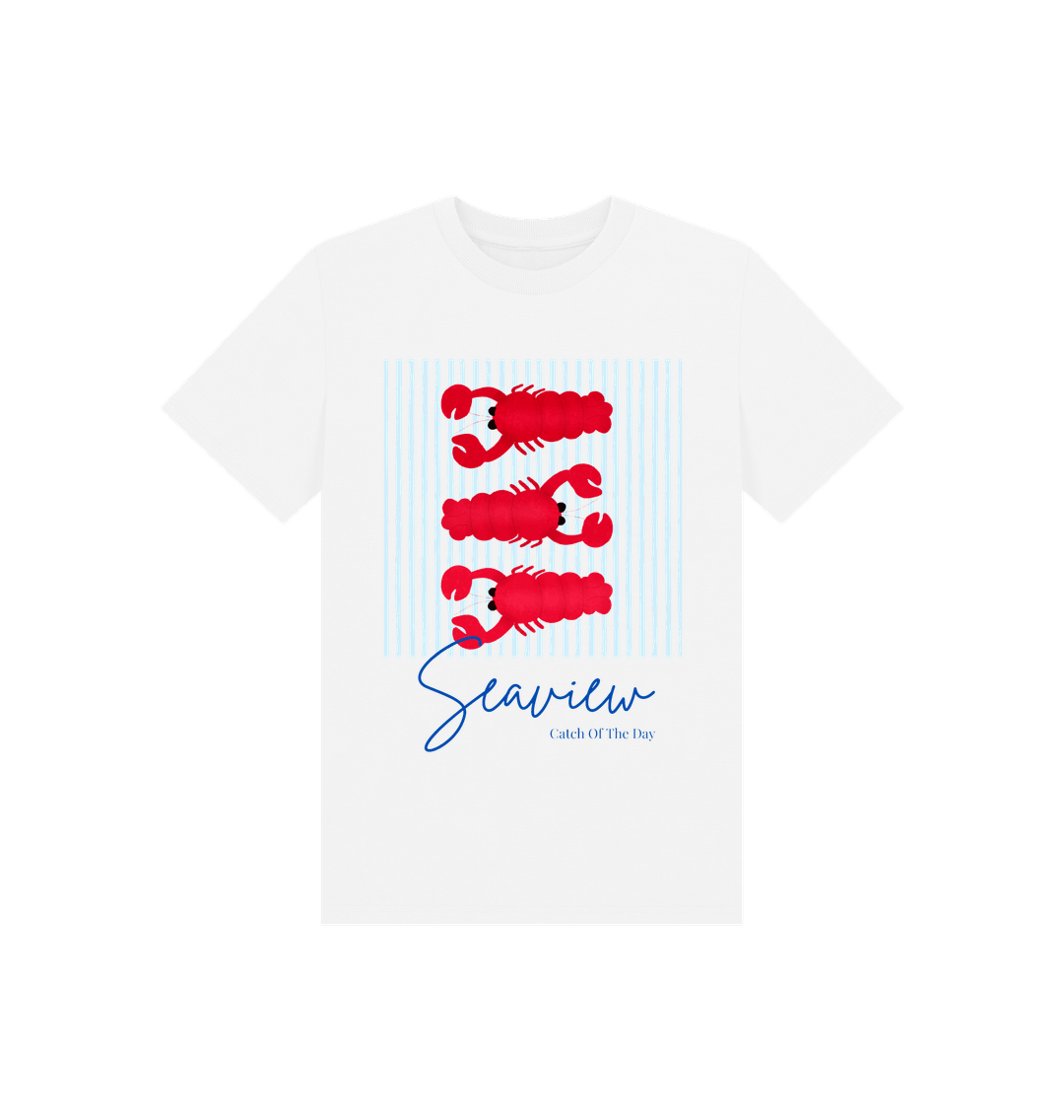 White Printed Kids T-Shirt