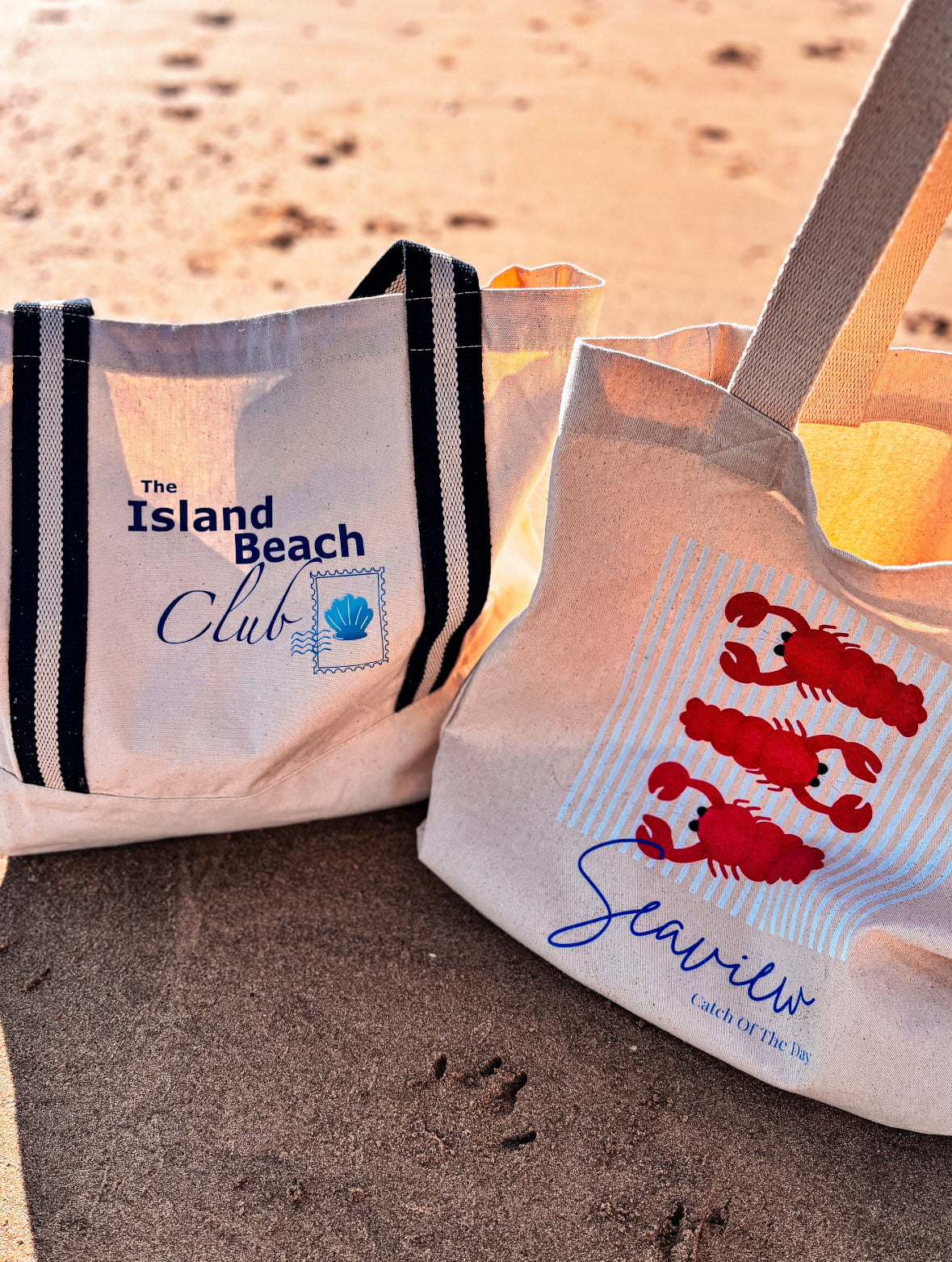 Lobster Print Tote Bag