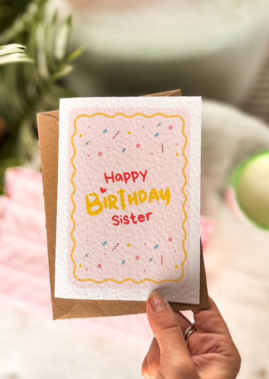 Sister Birthday Card