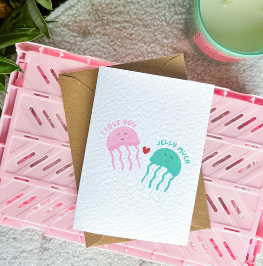 Jelly Fish Love Card