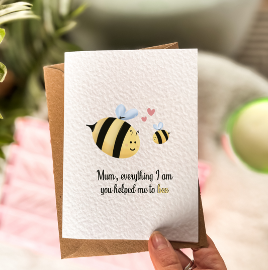 Bee Mothers Day Card