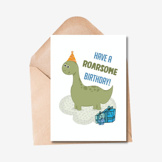 Have a Roarsome Birthday Card