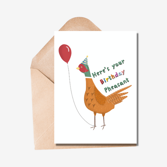 Birthday Pheasant Card