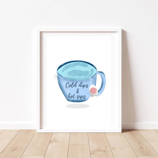 Cold Dips & Hot Sips Print