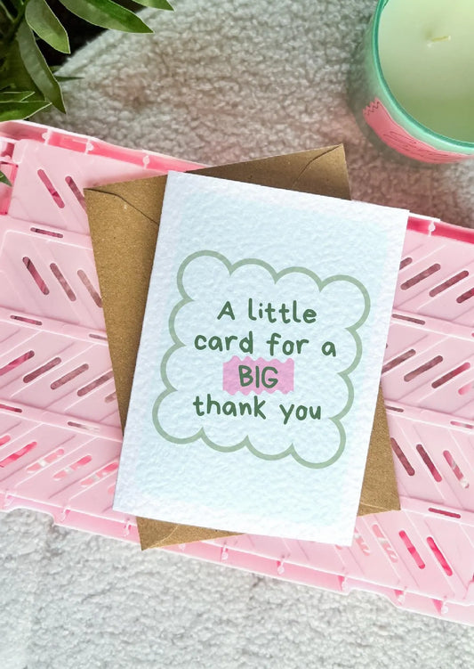 Big Thank You Card