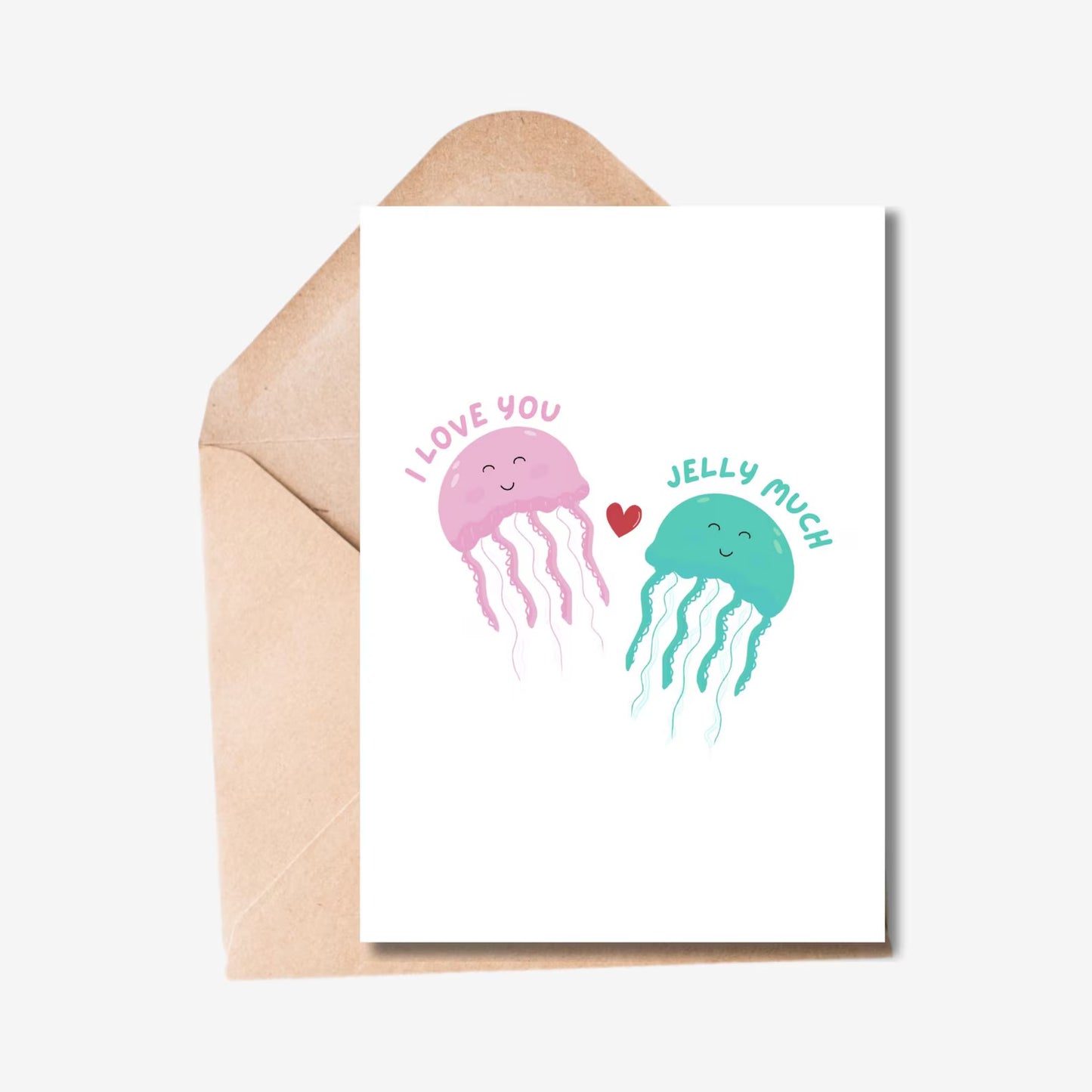 Jelly Fish Love Card