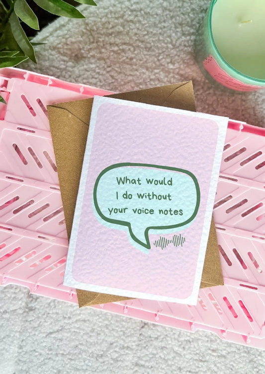 Voicenote Card