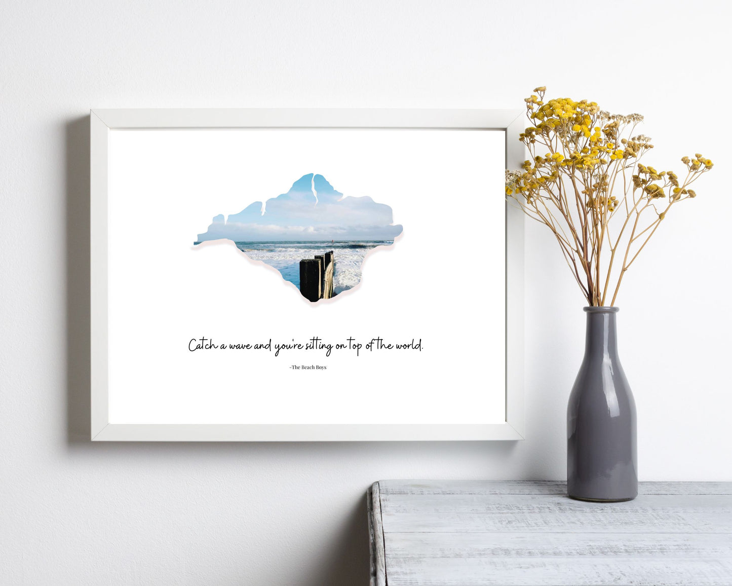 Isle of Wight Sandown Quote Print