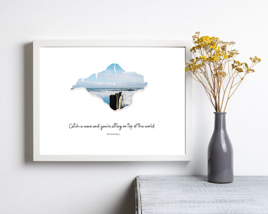 Isle of Wight Sandown Quote Print