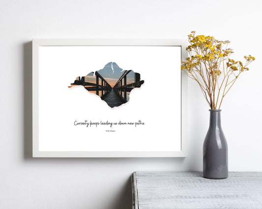 Isle of Wight Newtown Quote Print