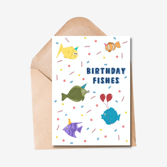 Birthday Fishes Card